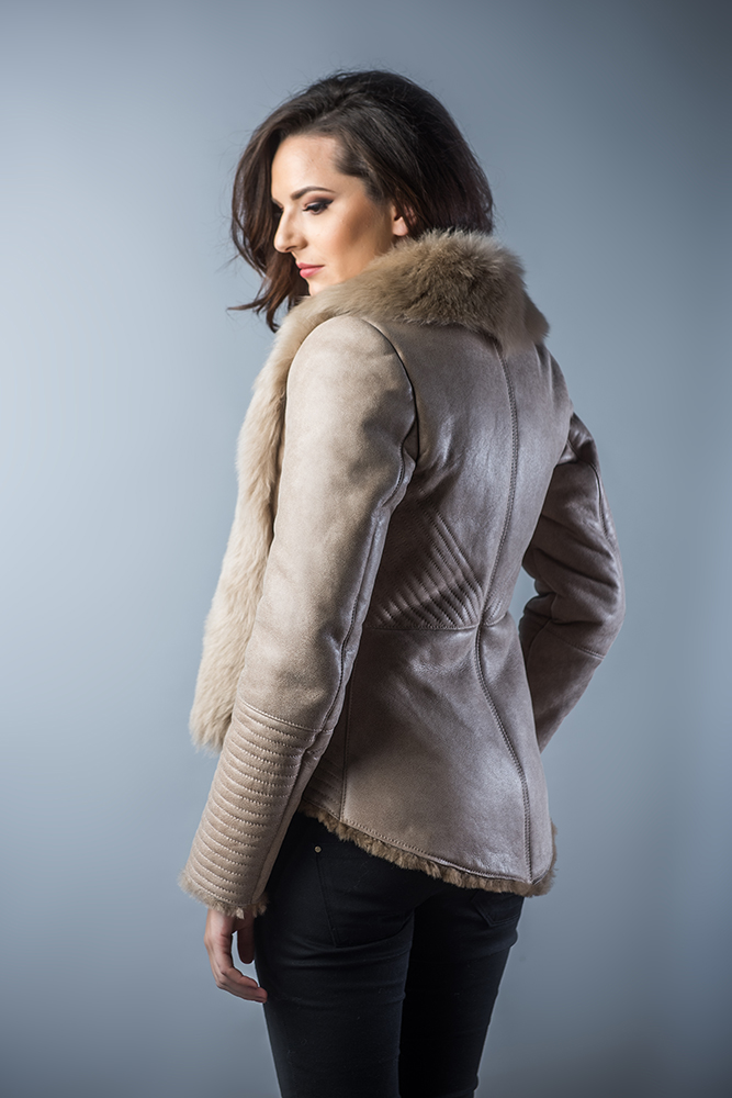 Fur Coat 250 P Beige 2