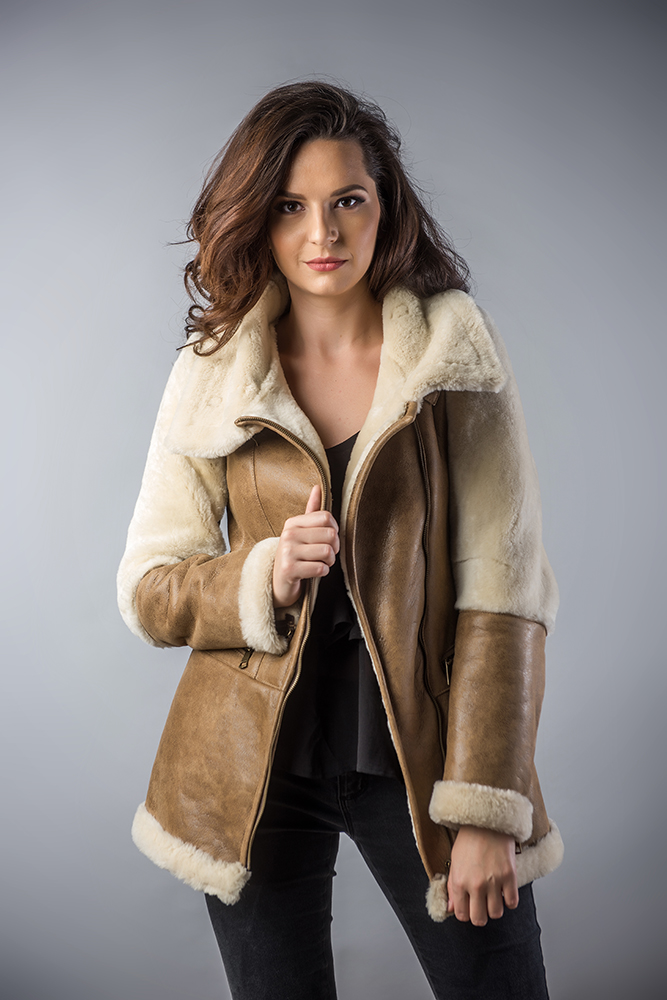 Fur Coat 255 Light Brown 1