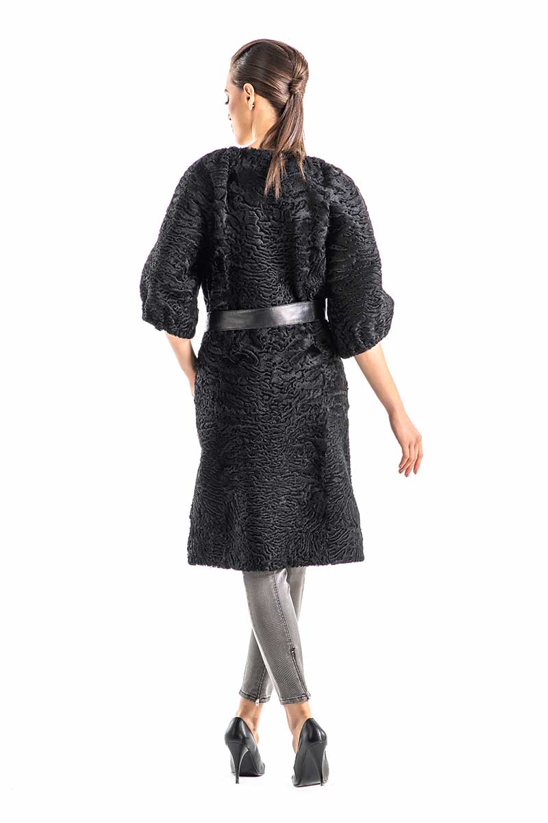 Fur coat 279 black 2