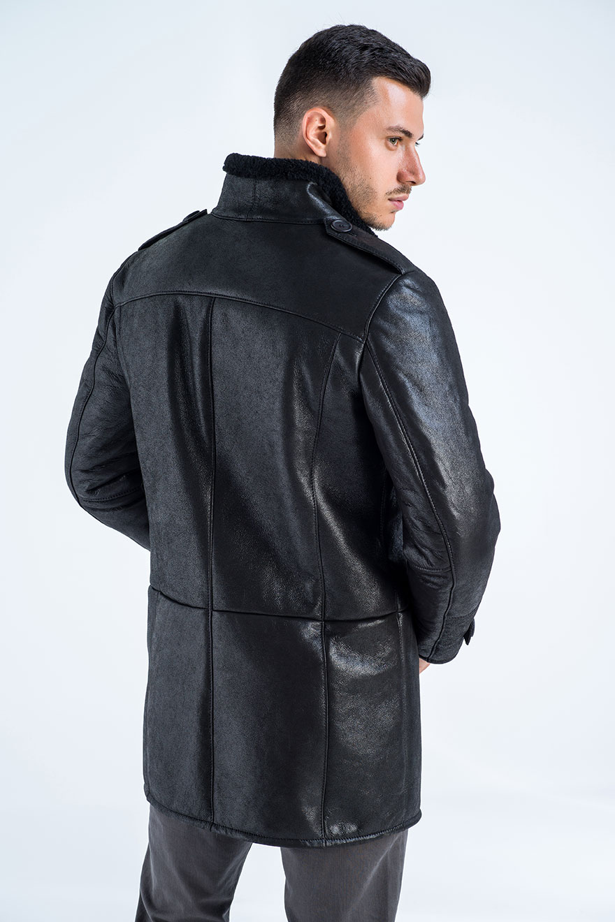 Fur coat 366 black 2