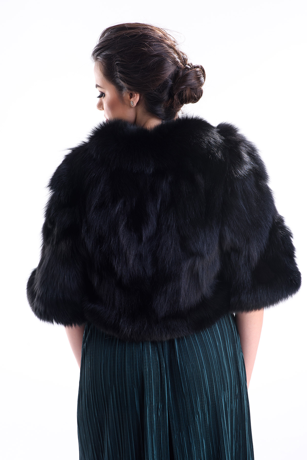 Fur collar 613 black 3