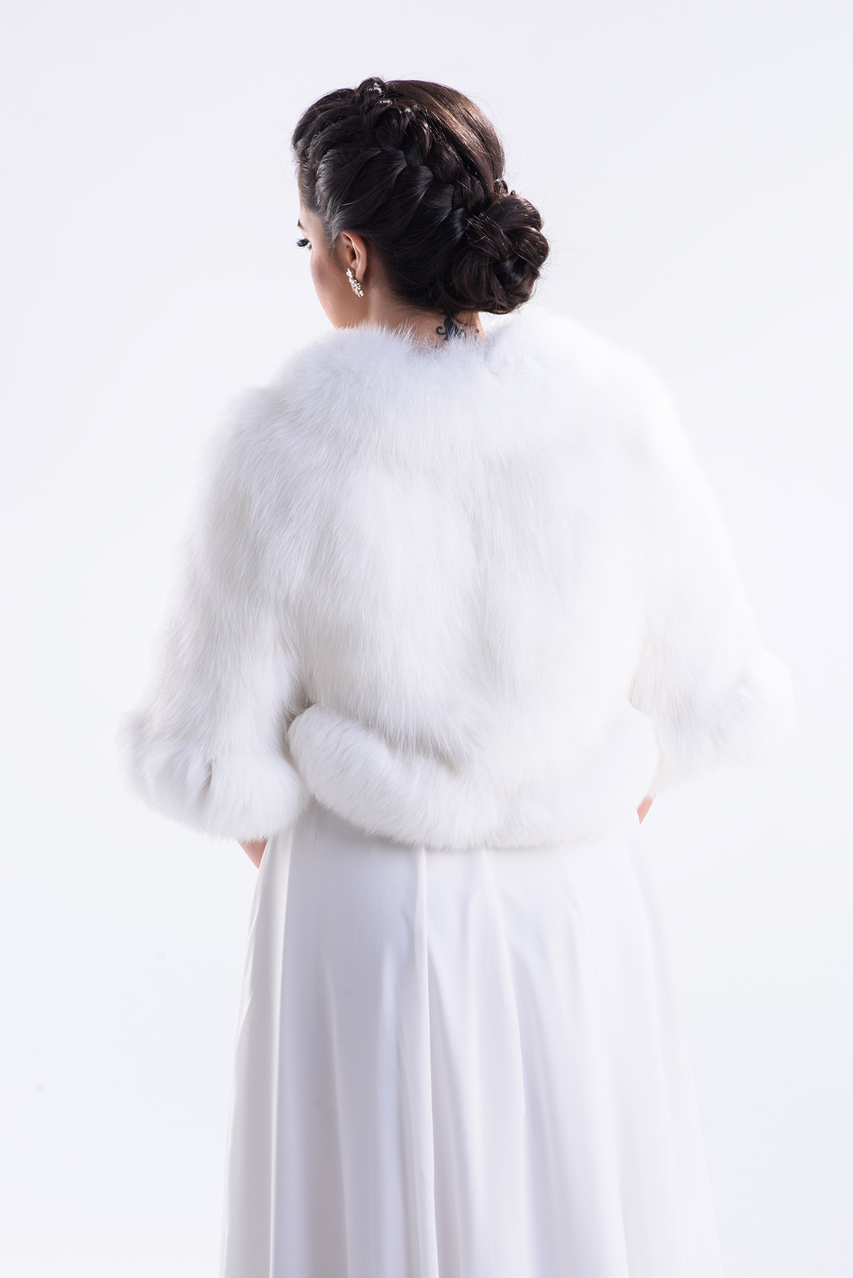 Fur collar 613 white 2