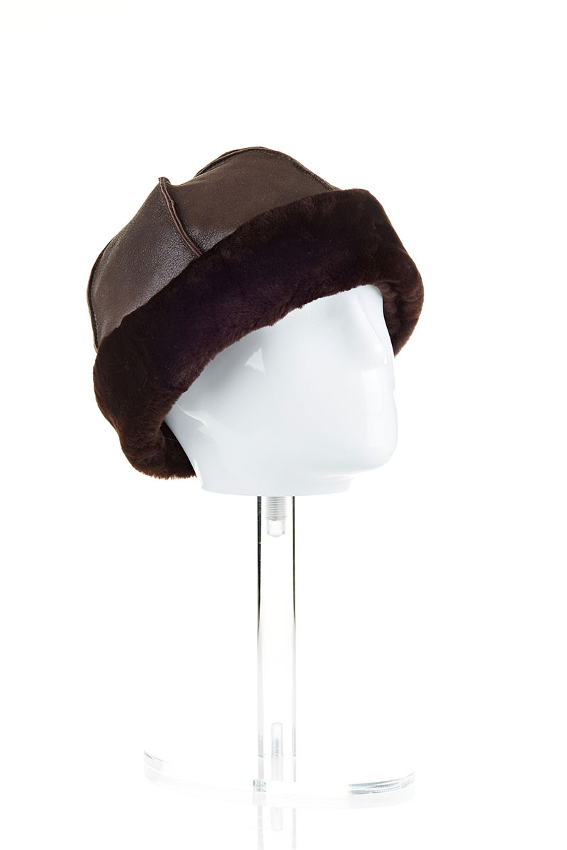 Fur hat 517 brown 1