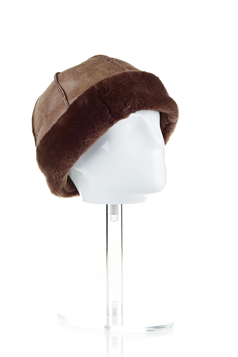 Fur hat 517 taupe 1