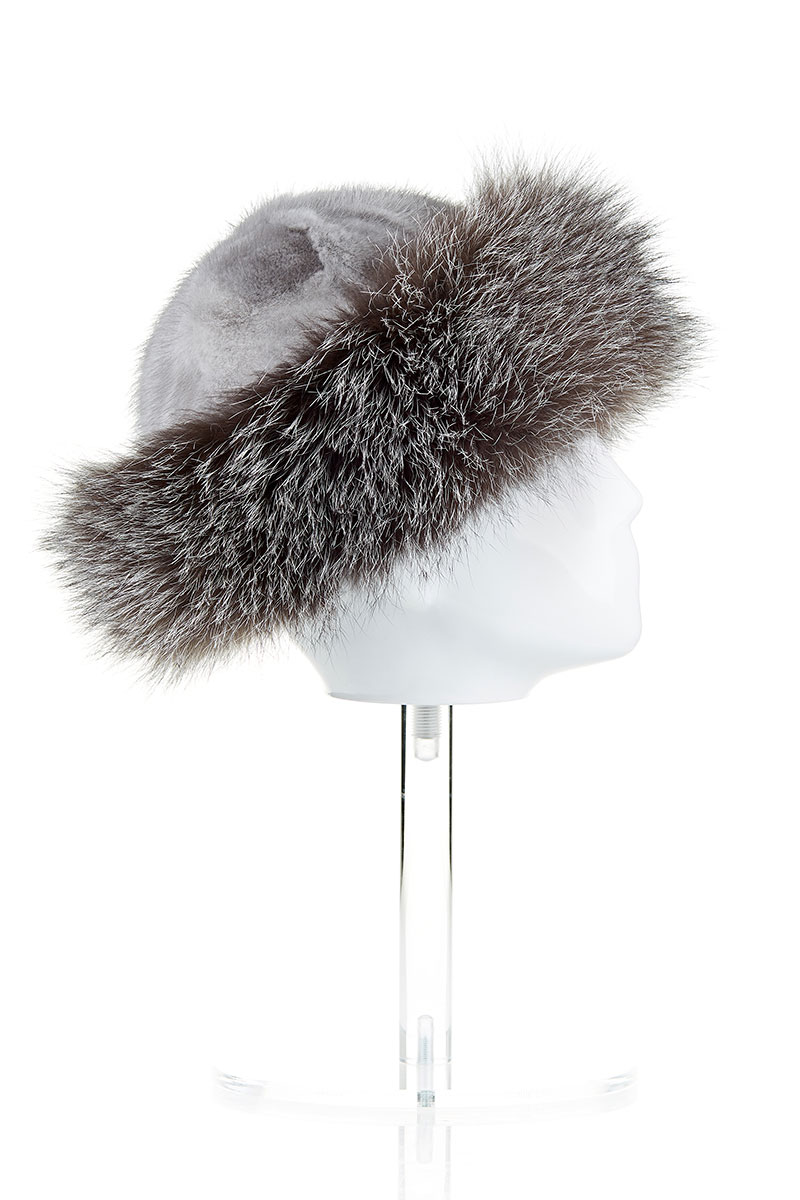 Fur hat 533 grey 2