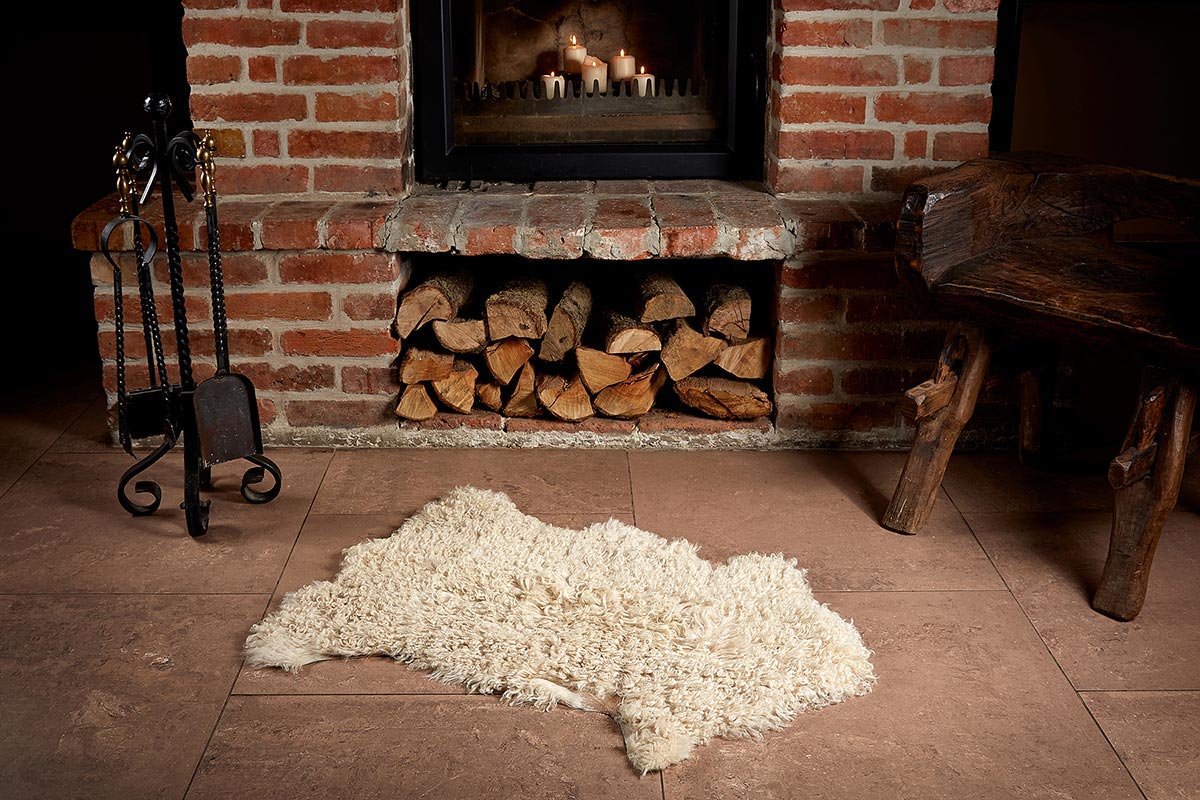 Lamb leather pelt 992 beige