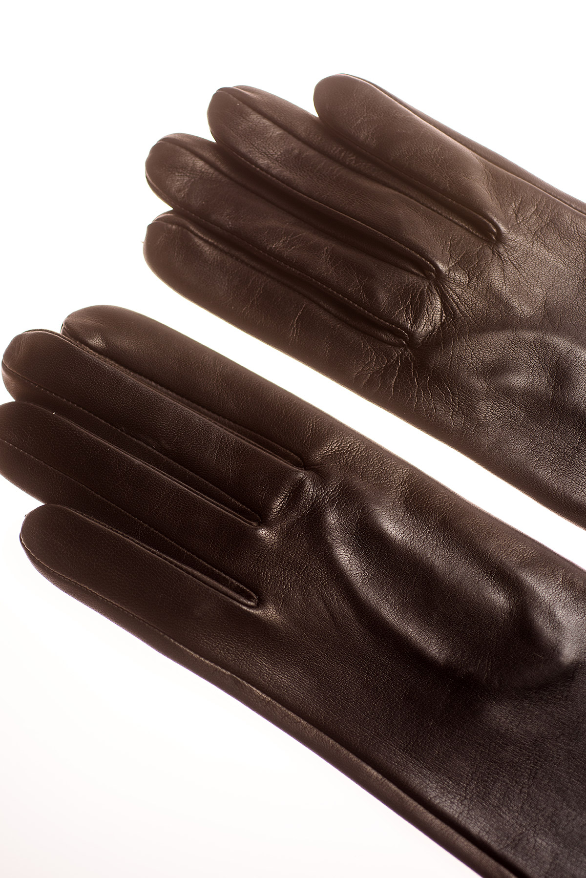 Leather gloves for women M102 black 2