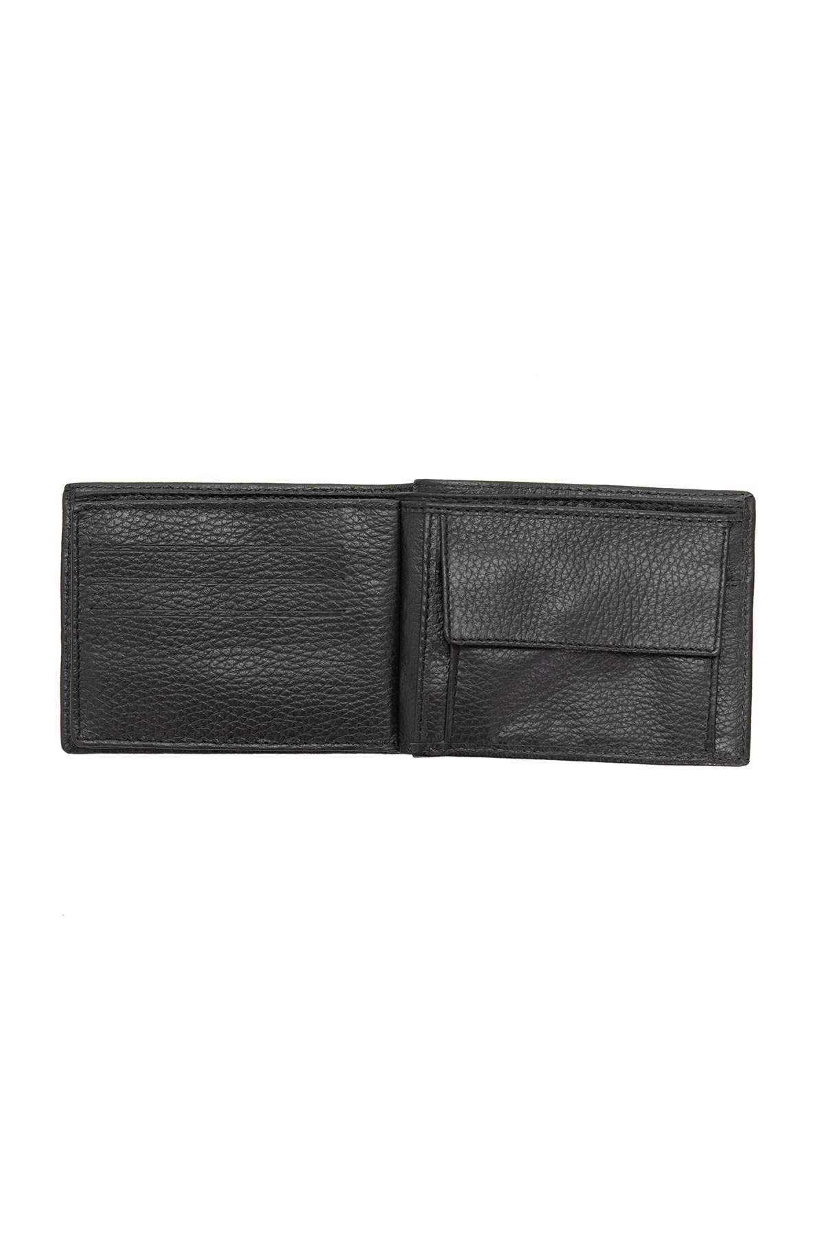 Leather wallet P102 black 4