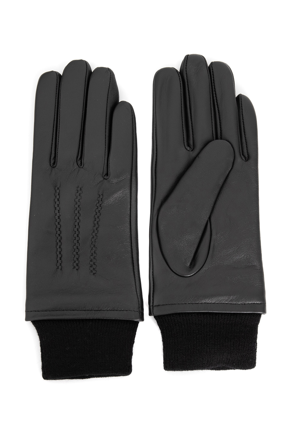 Ovine leather gloves for women M116 black 1