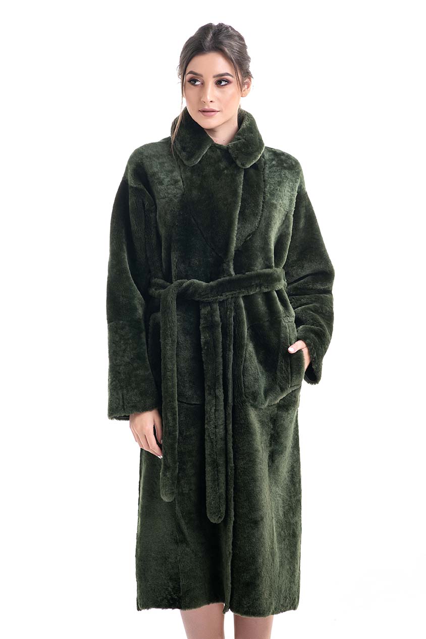 Reversible fur coat 2007 olive 4