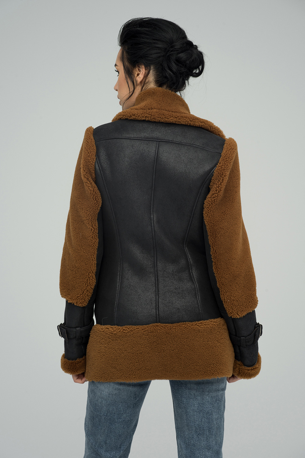 Shearling coat 2044 black 3