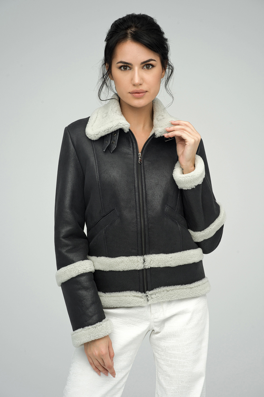 Shearling jacket 2043 grey 1