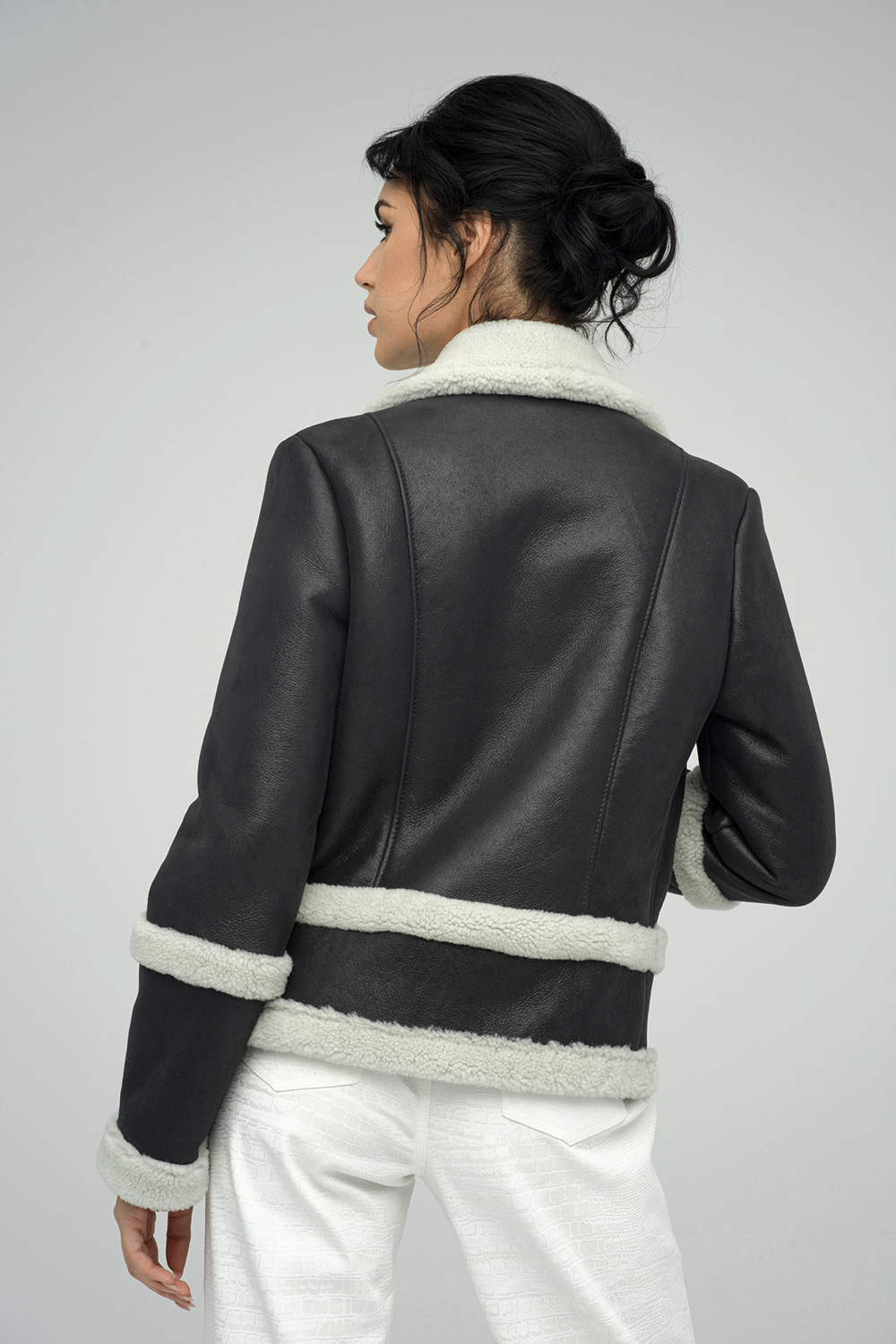 Shearling jacket 2043 grey 3