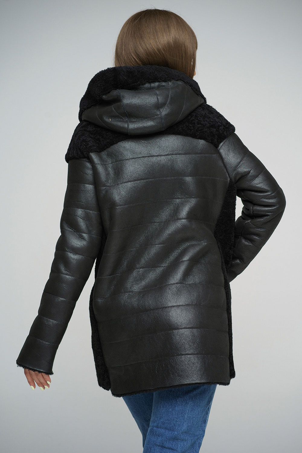 Sheepskin jacket 2019 black 2