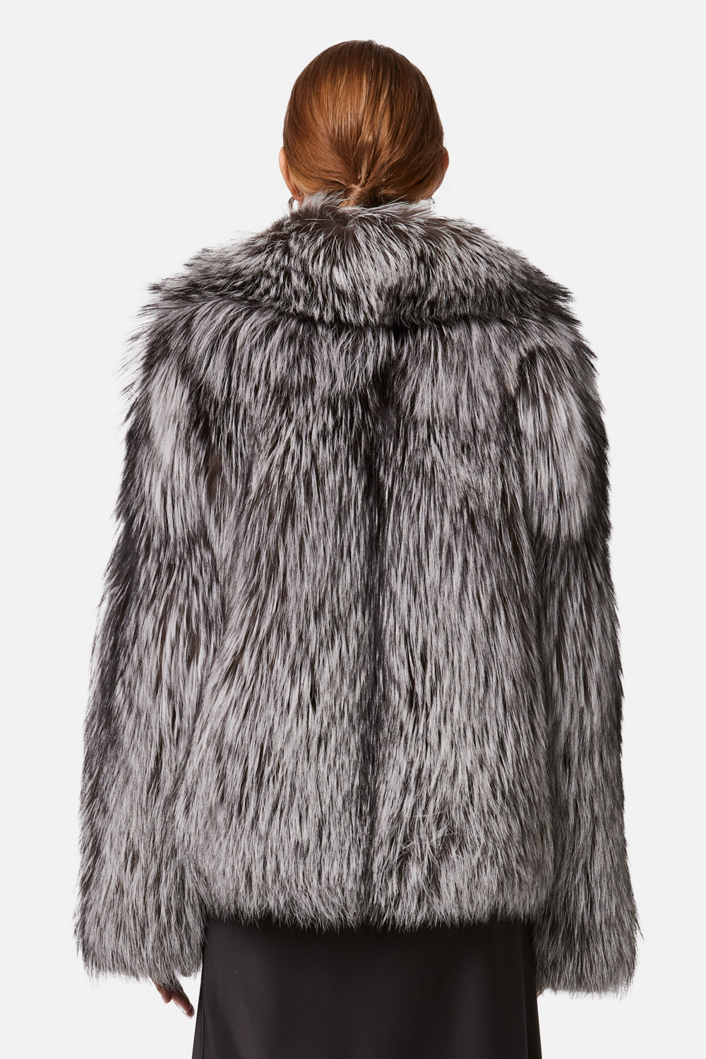 Arctic Fox Fur Coat 2094 M silver 2