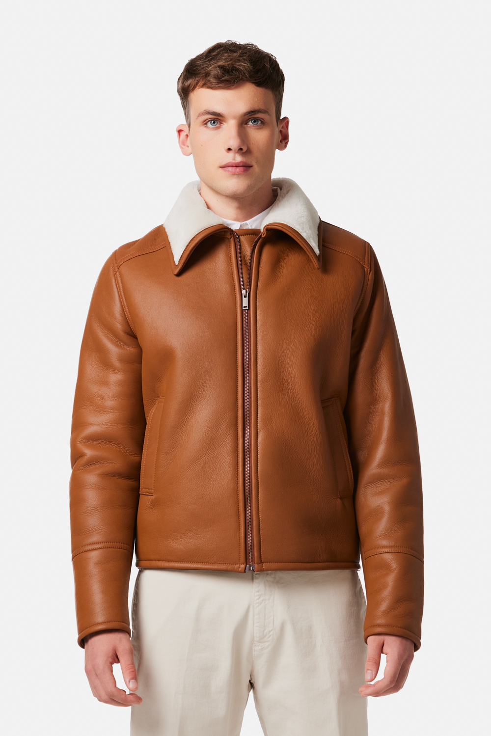 Mens Oversized Sheepskin Jacket 3403 1