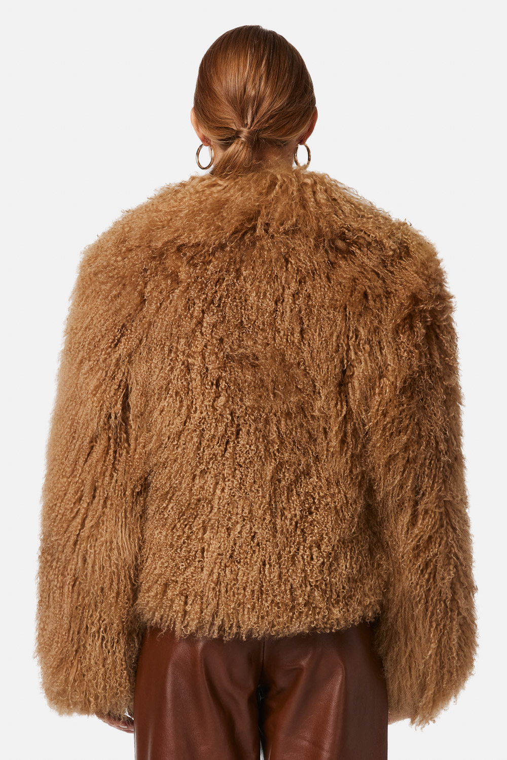 Mongolian Shearling Jacket 2083 beige 2