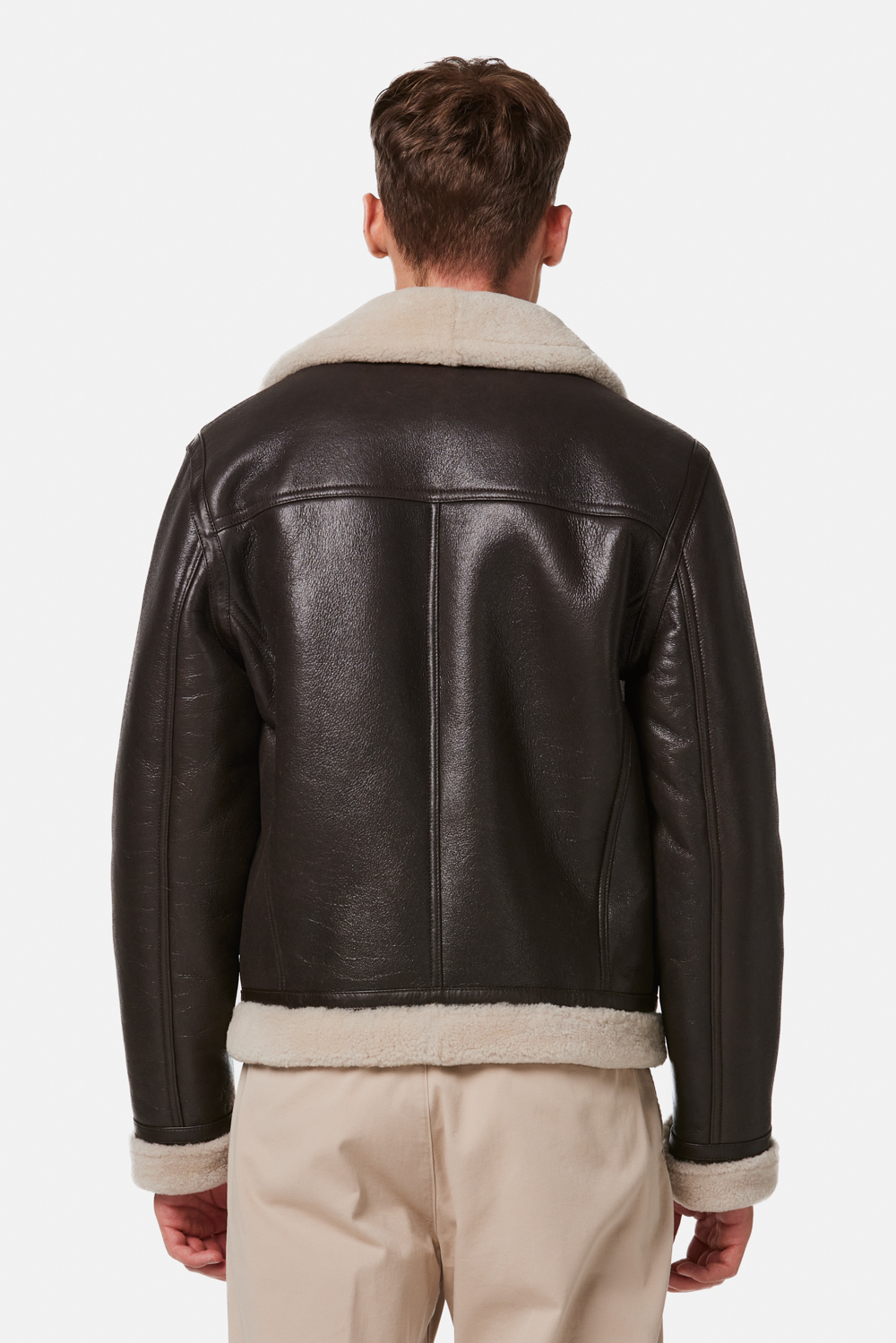 Shearling Jacket 394 brown 2