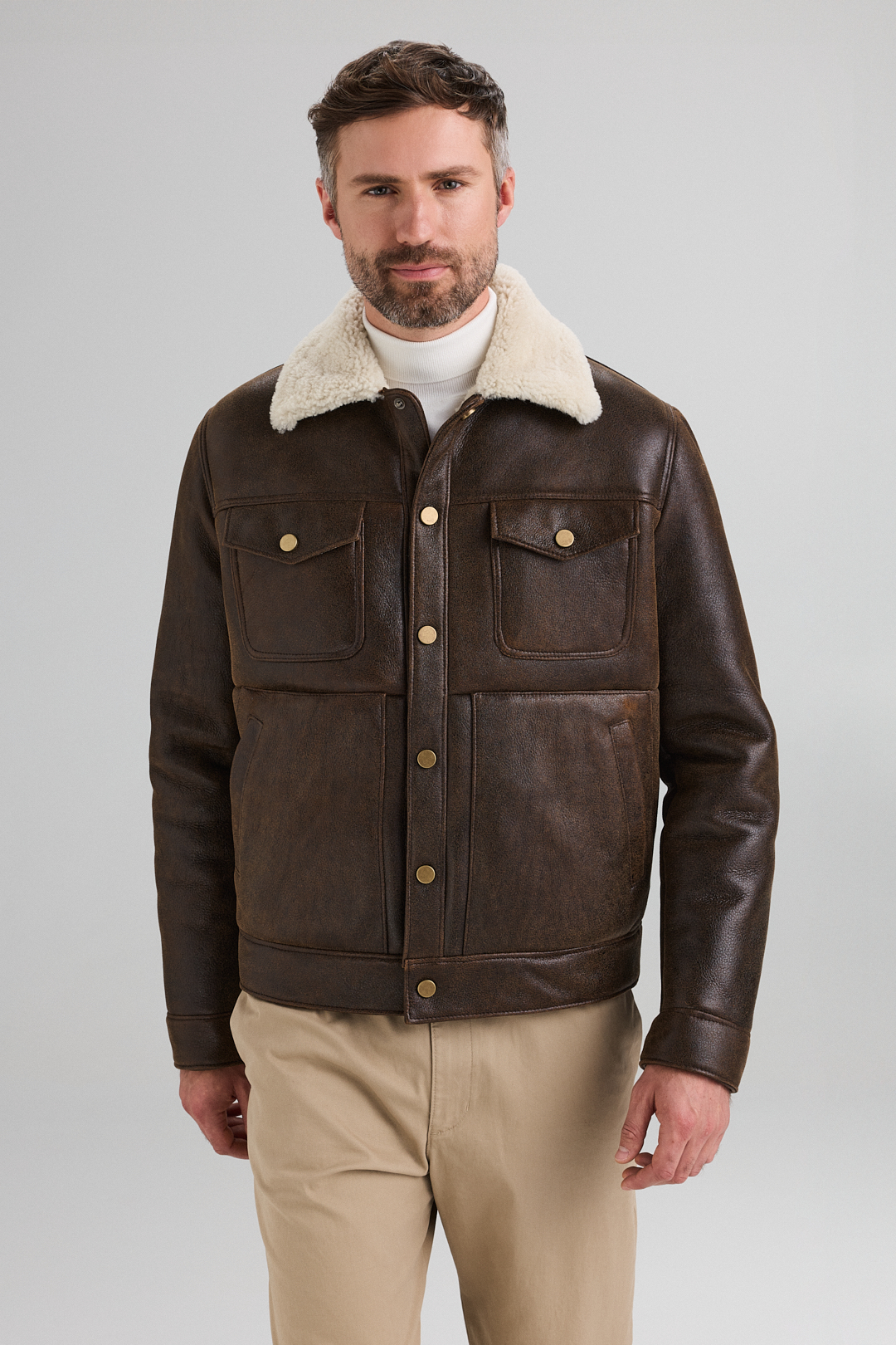 Shearling kabát 3408